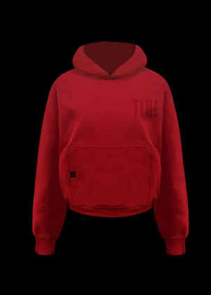 TOH logo hoodie in red  정가 89,000