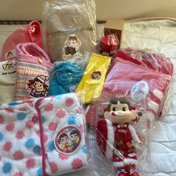 페코짱 물병 플리스 세트