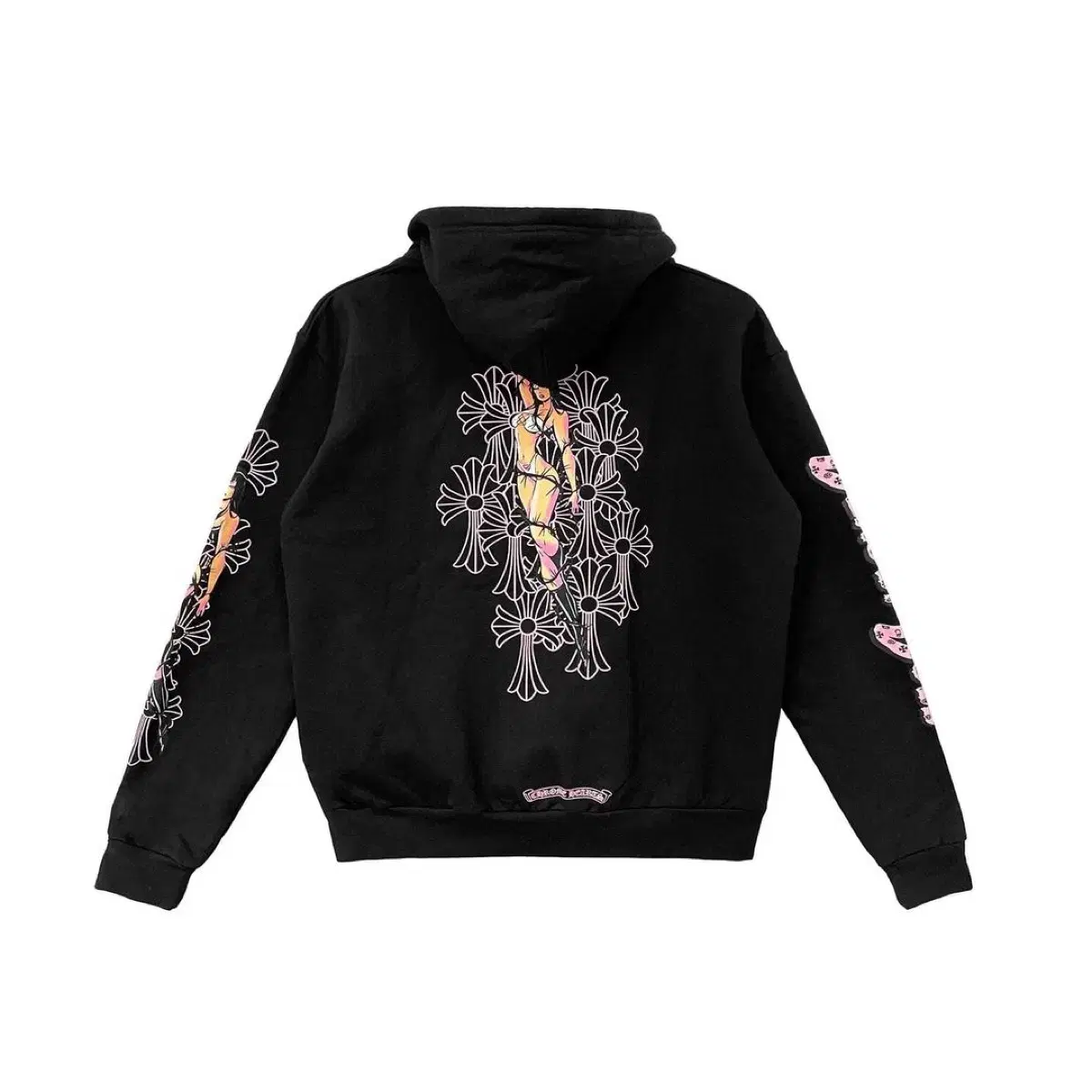 [International/M,L] Chrome Hearts x Deadly Doll Hoodie Zip Up