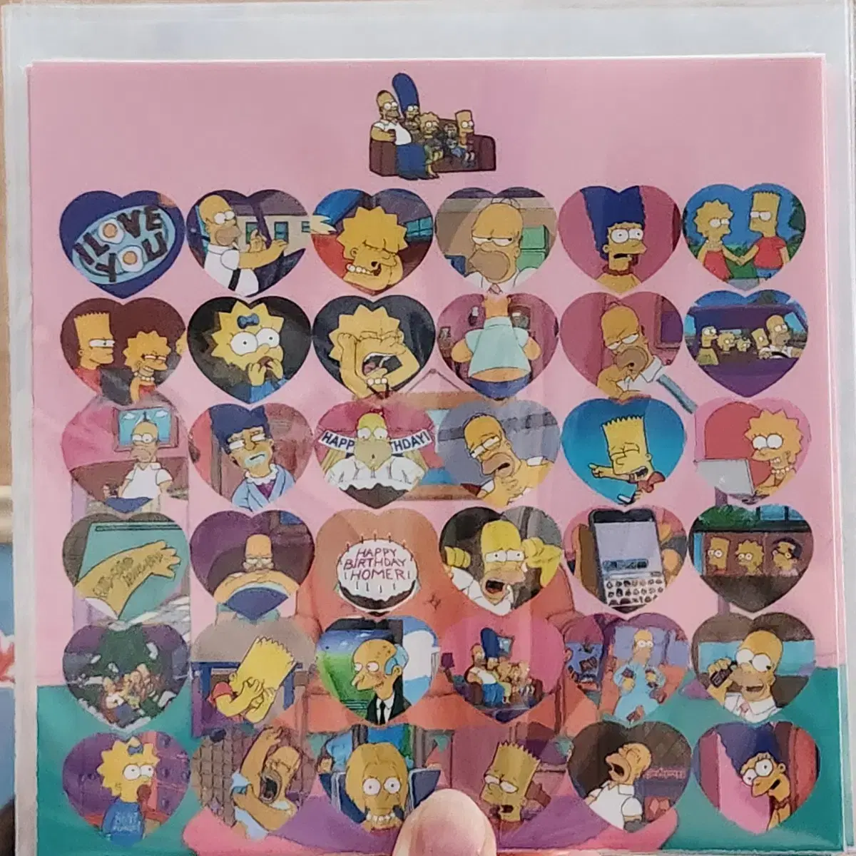 Simpsons/Simpsons Stickers/Heart Stickers/Character Heart Stickers/Stickers