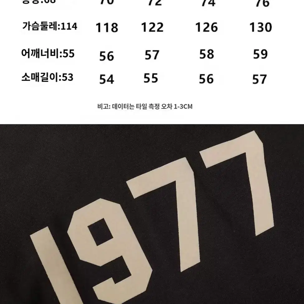 에센셜 1977 후드티