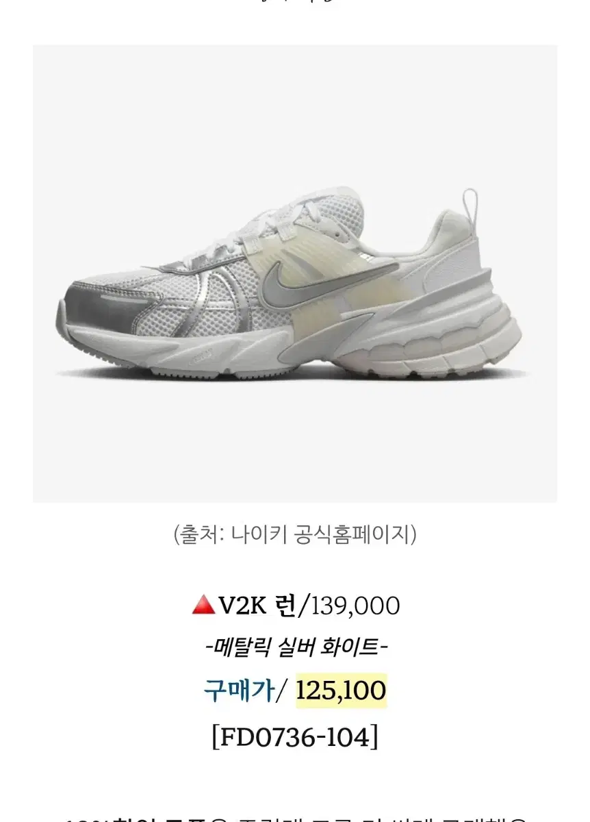 나이키v2런실버