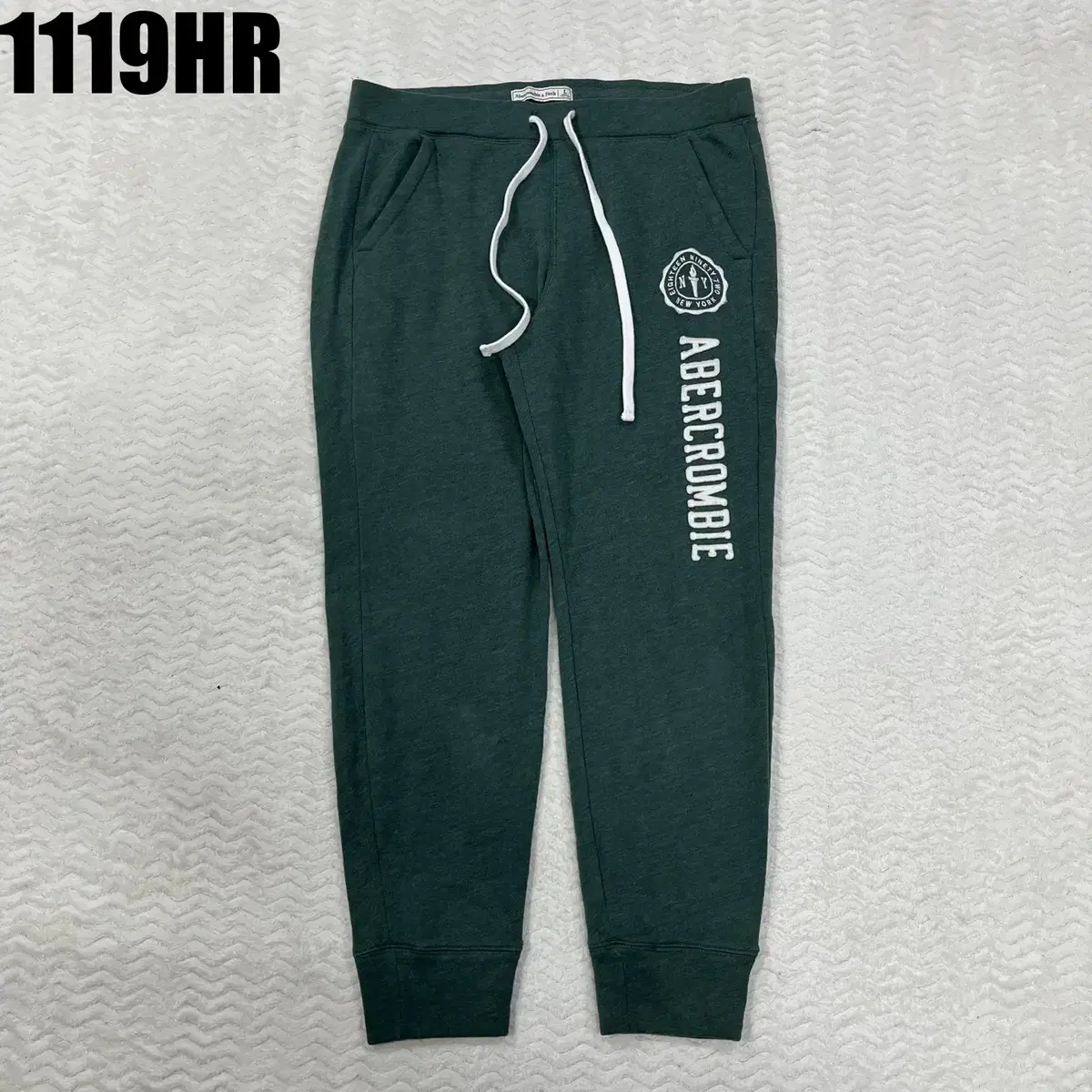 [L] Abercrombie Side Logo Banded Jogger Pants 119HR