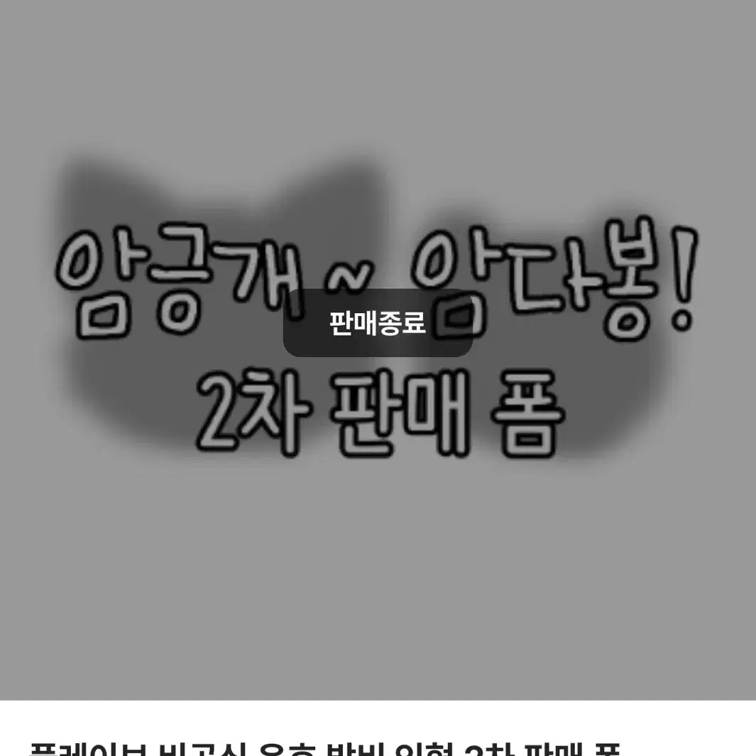 플레이브 은호 비공식 인형 암긍개 양도