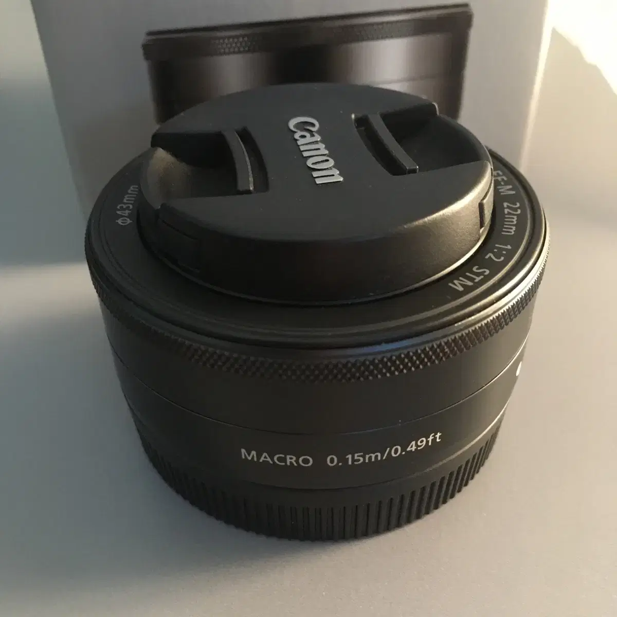 캐논 EFM 22mm F2 팬케익 렌즈