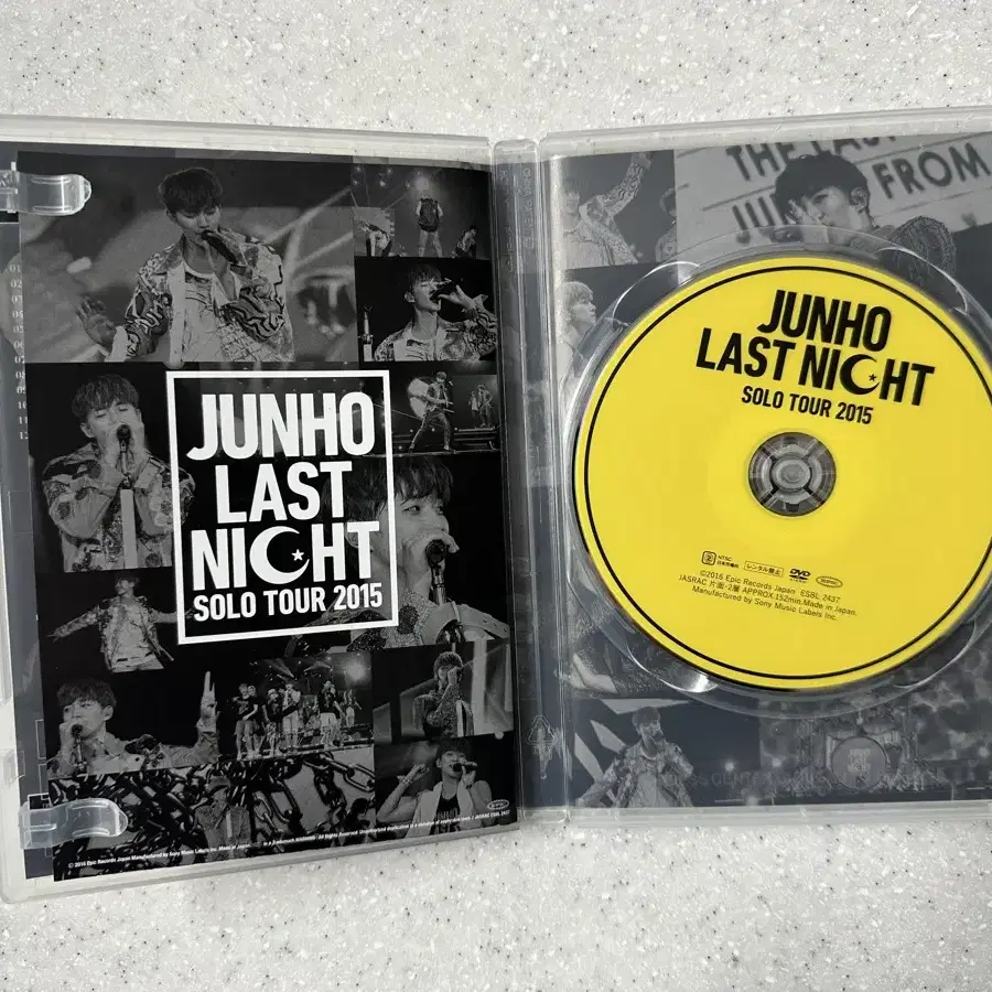 준호 라스트나잇 last night 솔로투어 DVD