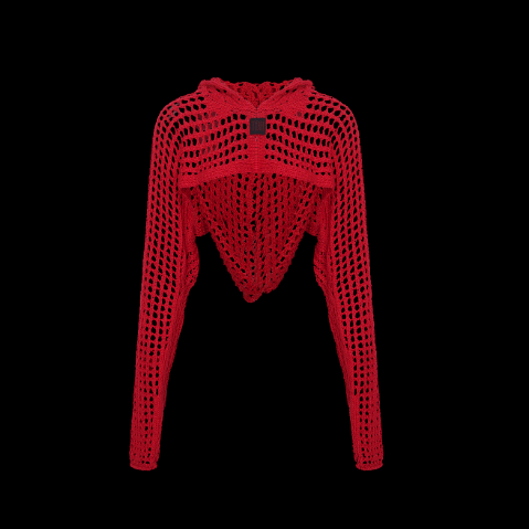 TOH Net hoodie Red