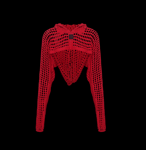 TOH Net hoodie Red