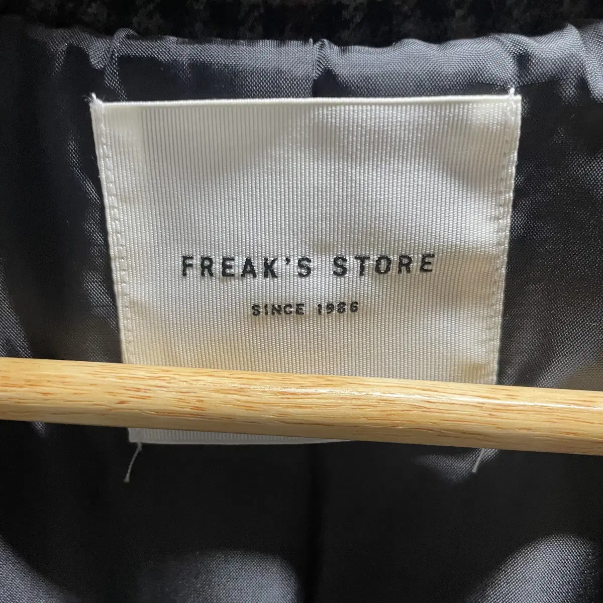 FREAK'S STORE 프릭스스토어 울 더블 롱코트