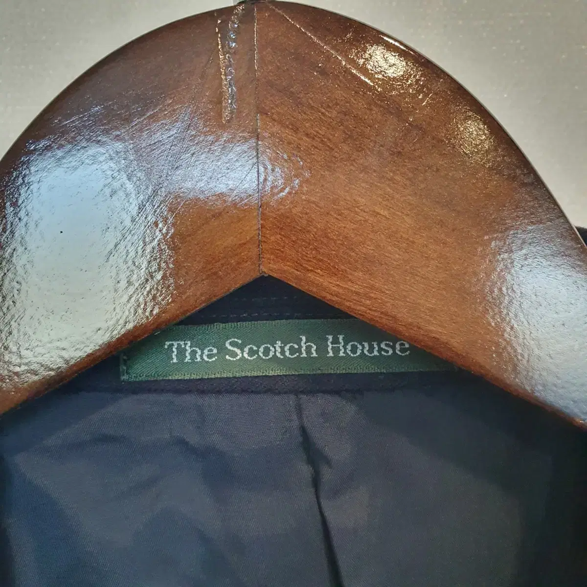 빈티지 네이비 더블 자켓 the scotch house