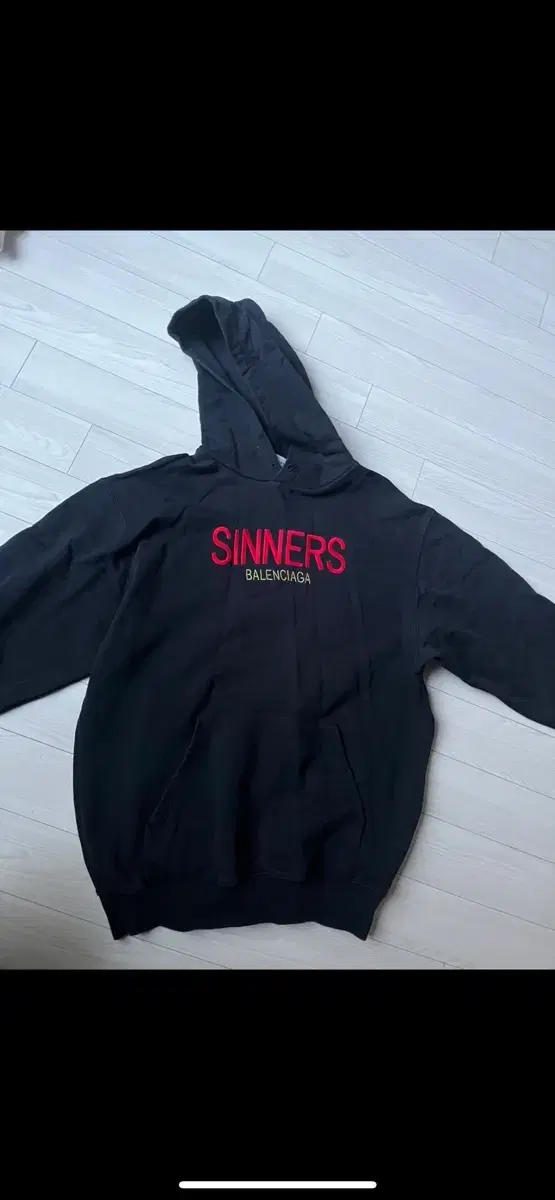 [s] Balenciaga Sinners HoodieBALENCIAGA SINNERS