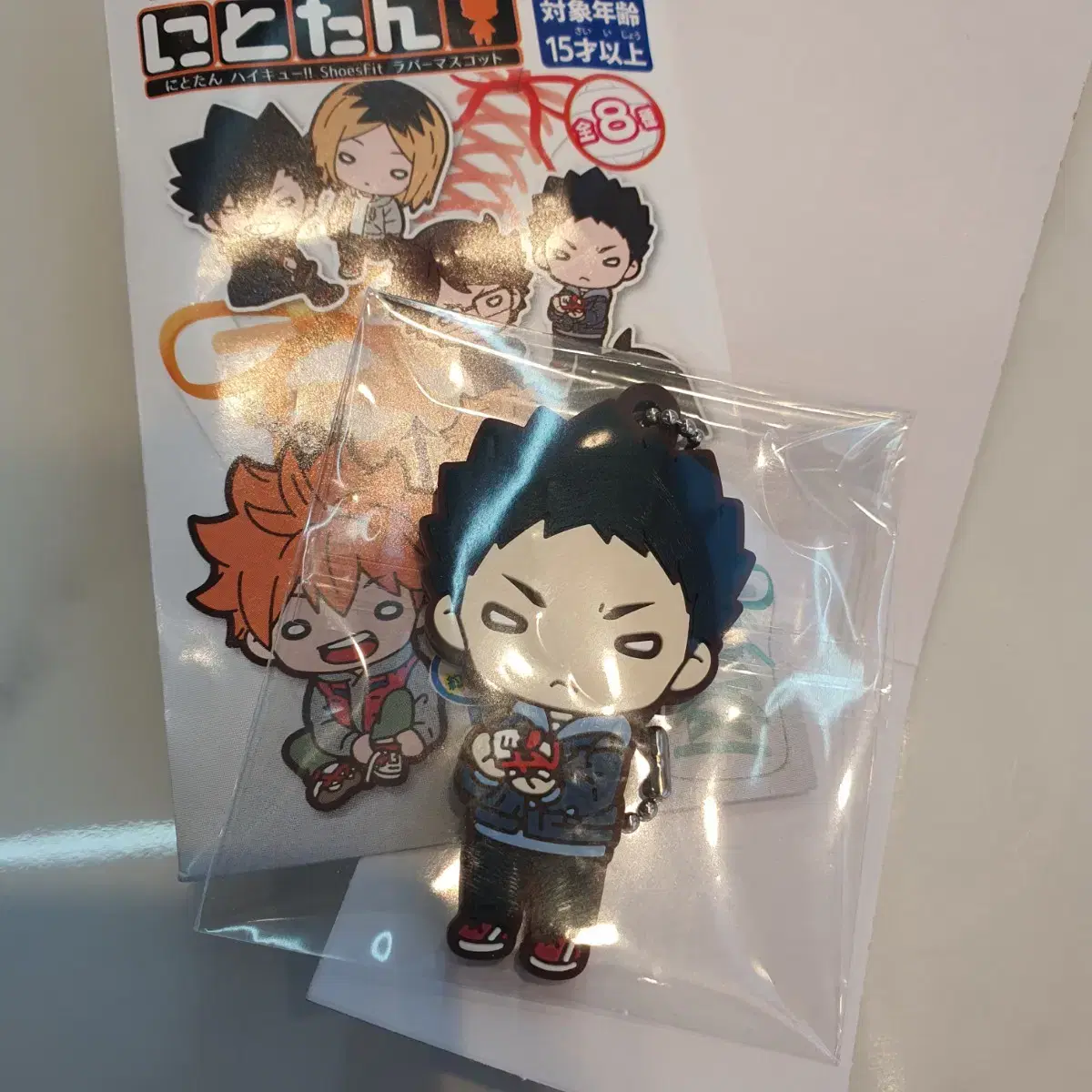 Haikyuu Iwaizumi Character Rubber Strap keyring Cham Aoba Josai Nitotan