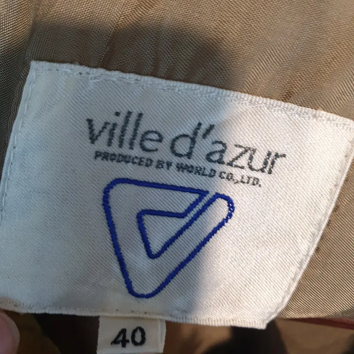 빈티지 에스닉 패턴 자켓 ville d'azur