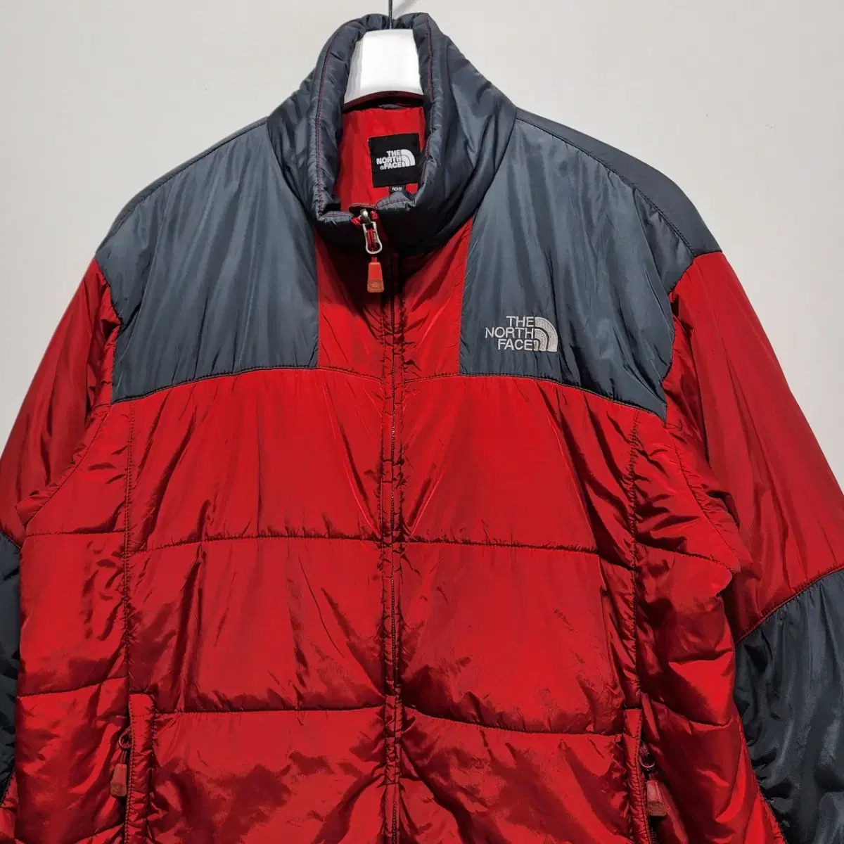 노스페이스 THE NORTH FACE 경량패딩 점퍼 자켓 레드XL