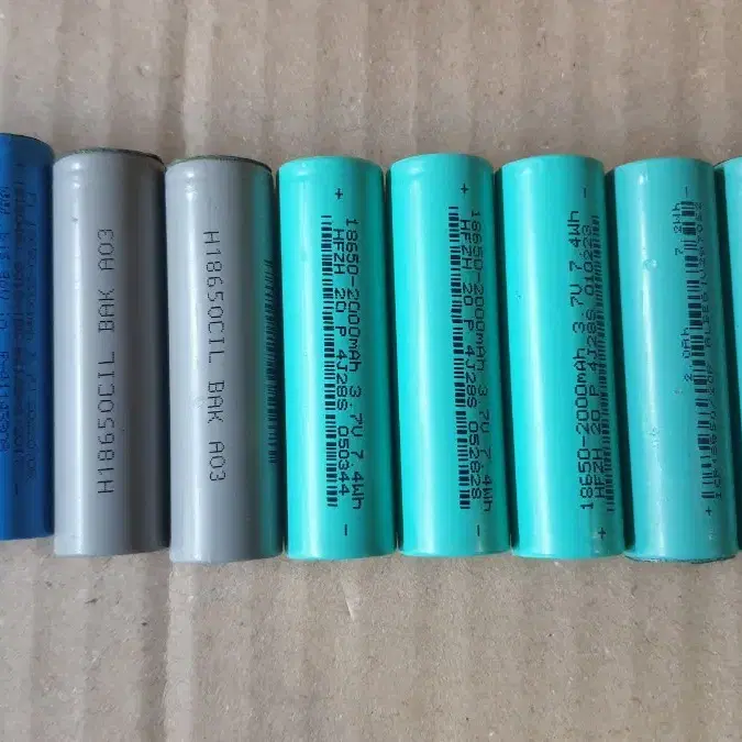 2000mah 18650 충전배터리 10개