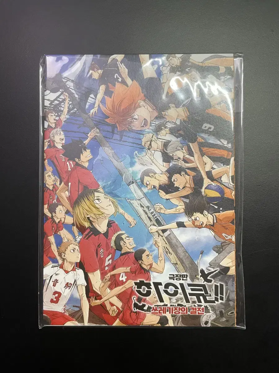 Haikyuu Accordion postcard Karasuno version