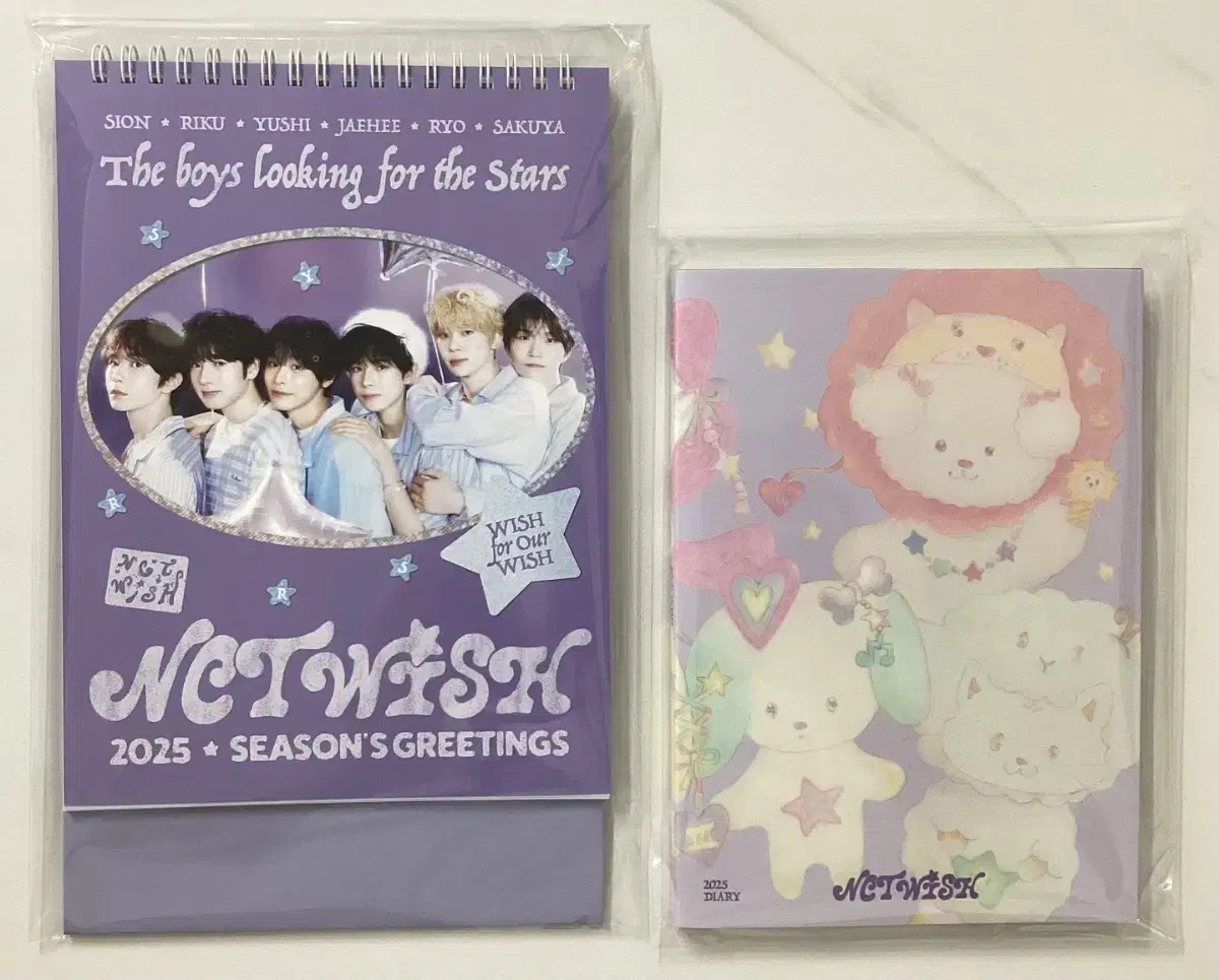 (unsealed) NCT Wish seasons greetings sells diaries + calendars in bulk