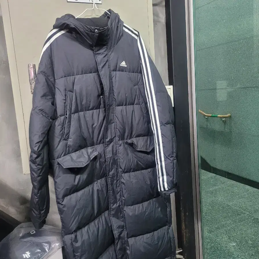 adidas 아디다스 구스다운 롱패딩 XL105