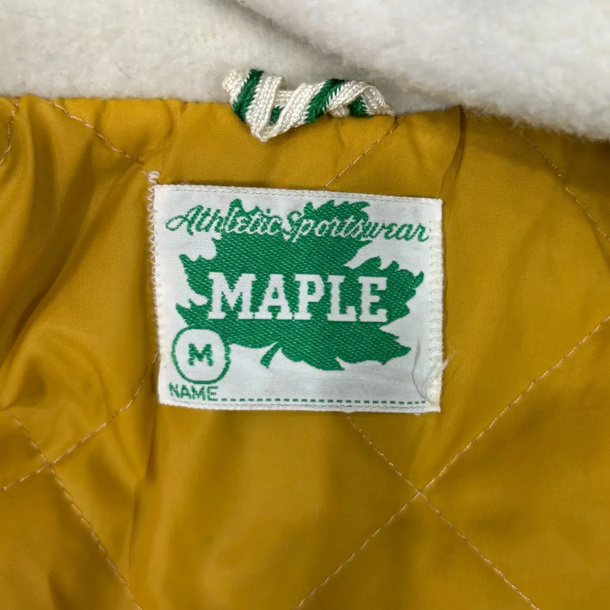 80's Maple Athletic Sportswear 울 자켓 M