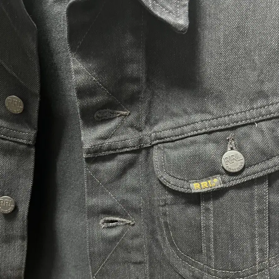 RRL lot271 흑청 데님 자켓 M