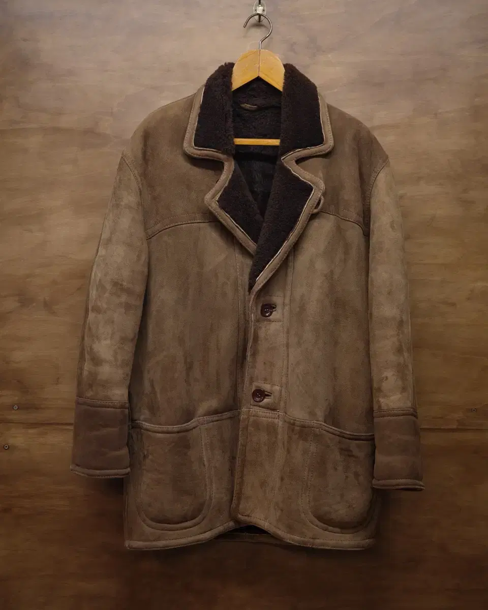 Vintage Classic Mouton Shearling Jacket