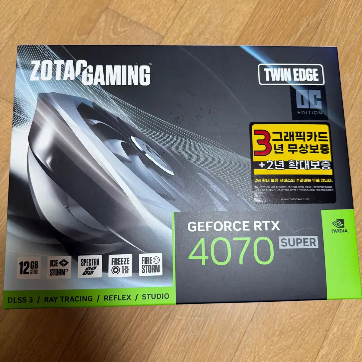 ZOTAC RTX 4070 super 미개봉 팝니다.