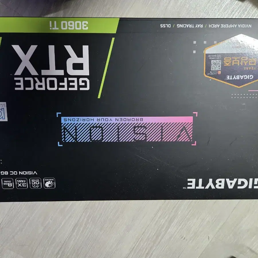 기가바이트 지포스RTX3060ti 비전 화이트