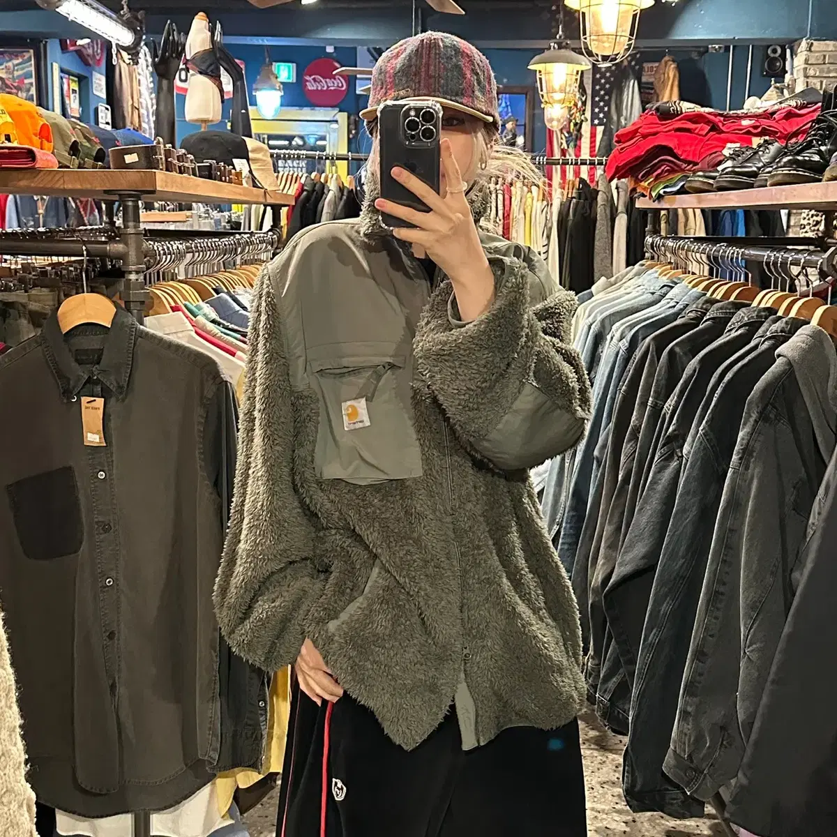 Carhartt 칼하트 후리스 플리스 집업 XXL