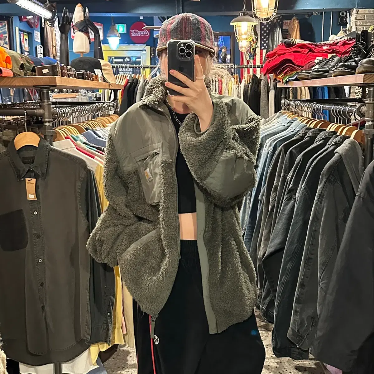 Carhartt 칼하트 후리스 플리스 집업 XXL