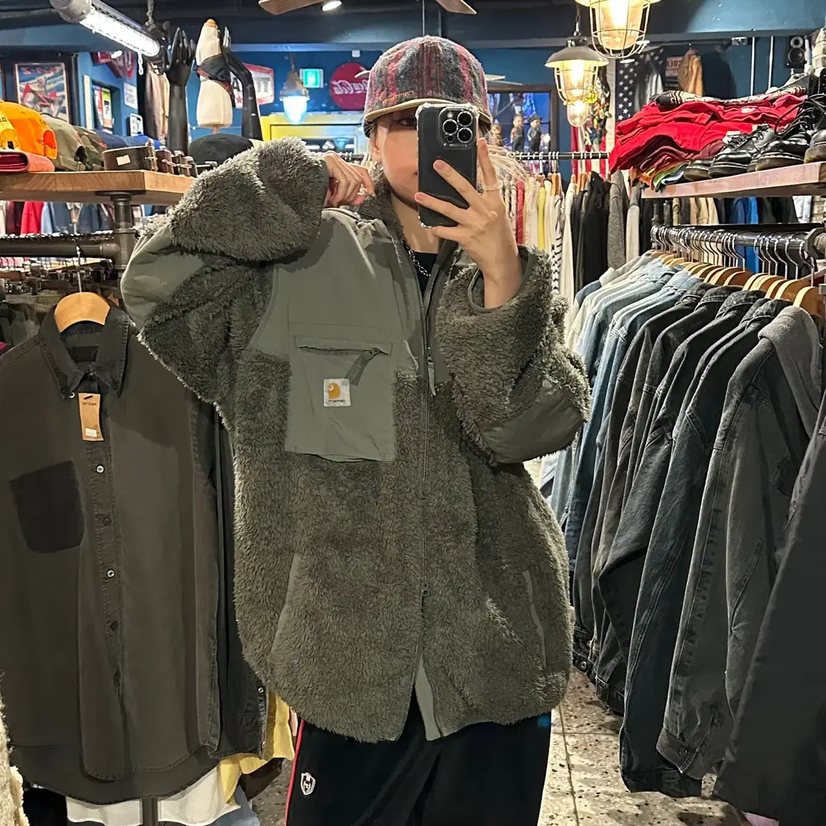 Carhartt 칼하트 후리스 플리스 집업 XXL