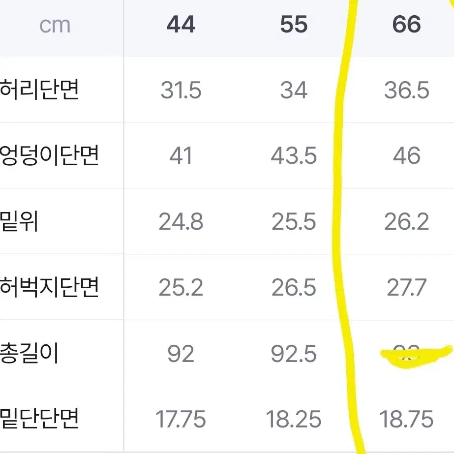 인디고 기모 데님팬츠66