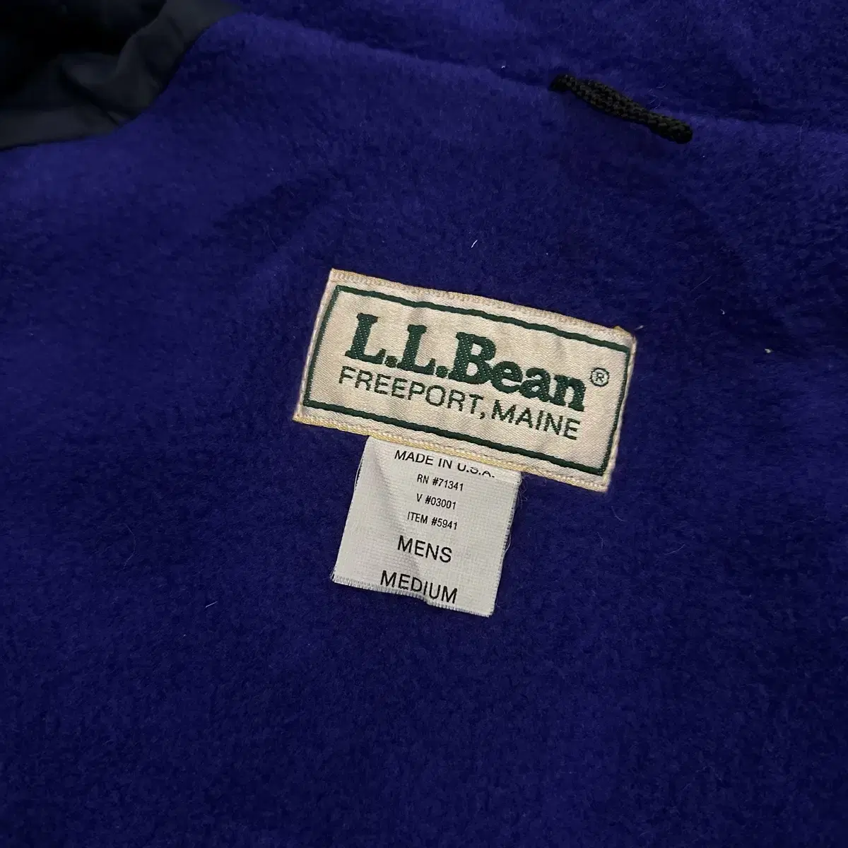 90s USA 빈티지 엘엘빈 LLBEAN 봄버 자켓