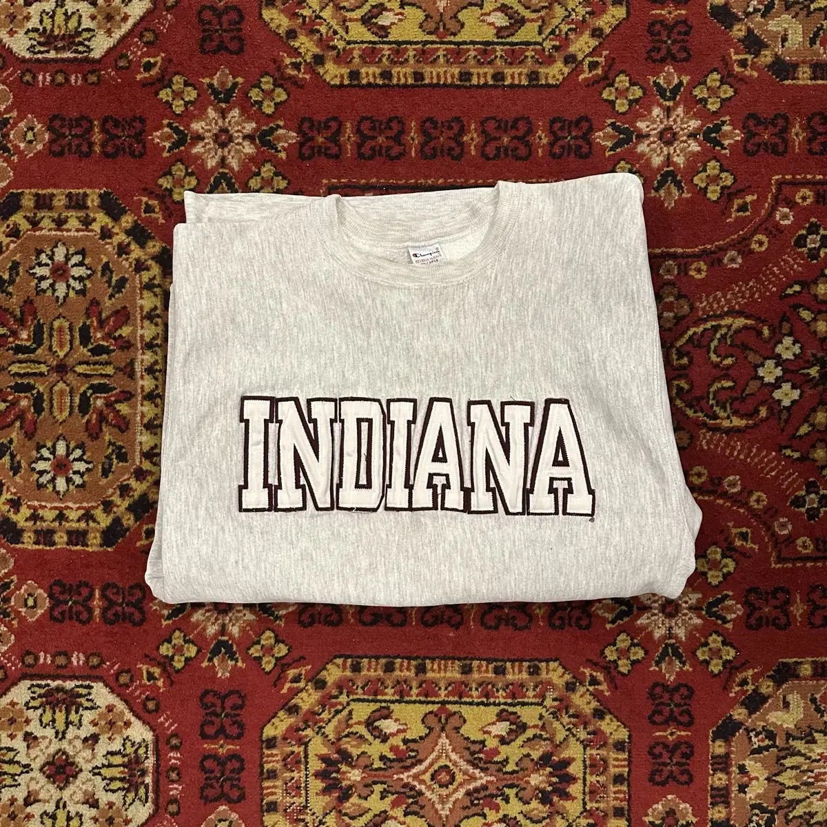 90s vintage champion reverse weave sweatshirt man to man indiana