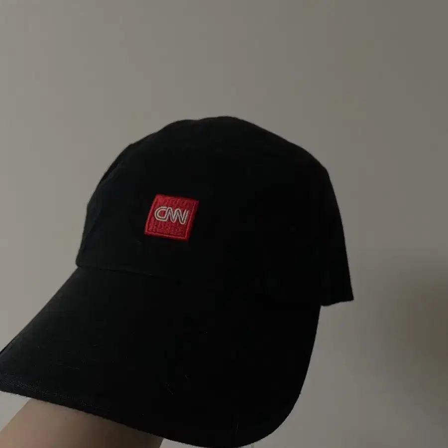 CNN 어패럴 볼캡 블랙 새상품