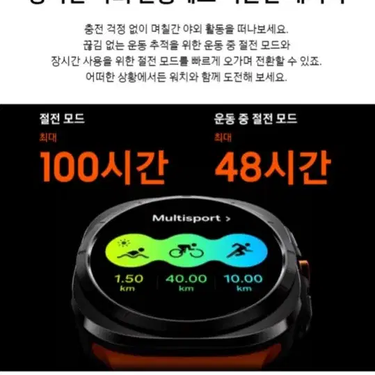 미개봉 신상 삼성 갤럭시워치 울트라 셀룰러 그레이 47mm