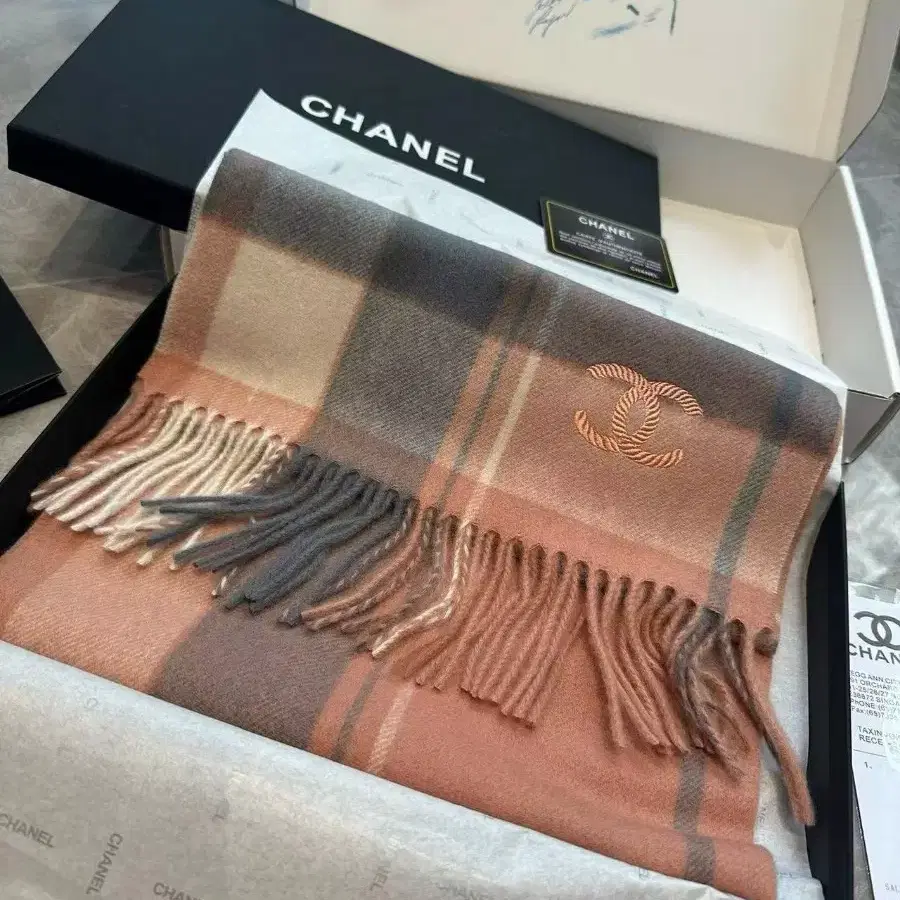 Chanel 샤넬 스카프