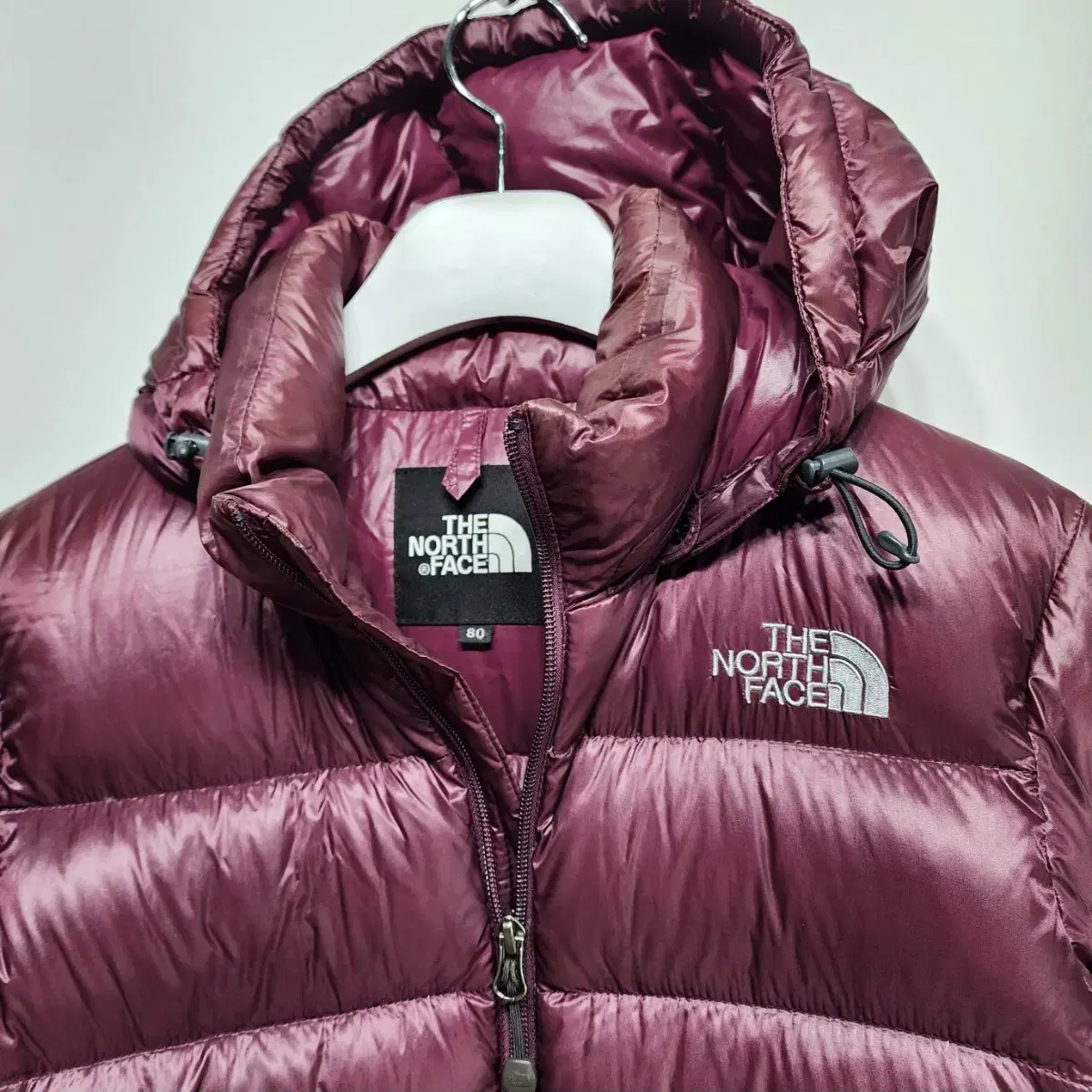 노스페이스 THE NORTH FACE 700눕시패딩 점퍼자켓우먼스버건디S