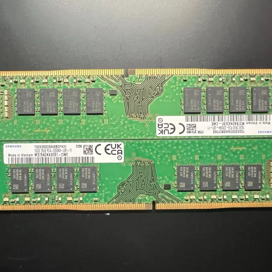 램 DDR4 16GBx2 3200mhz 삼성