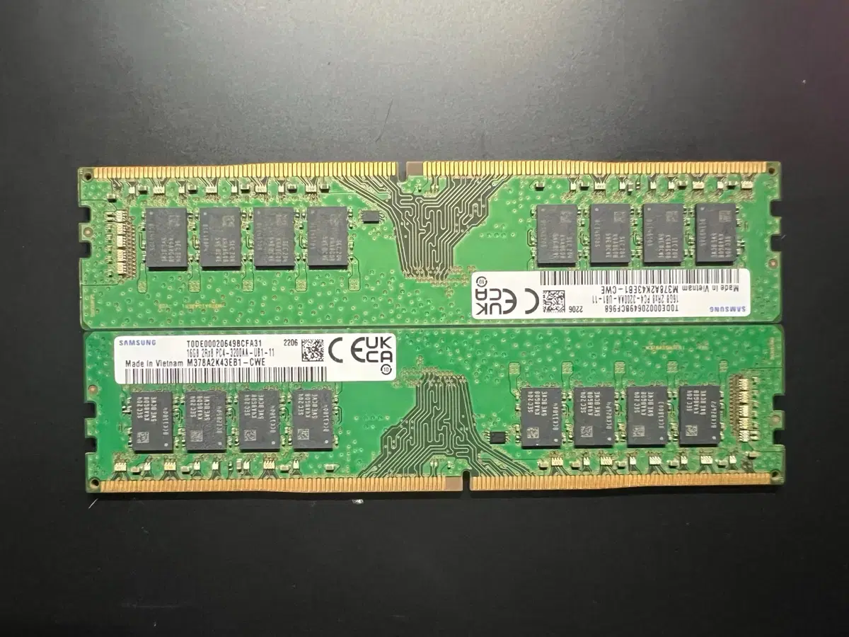 램 DDR4 16GBx2 3200mhz 삼성