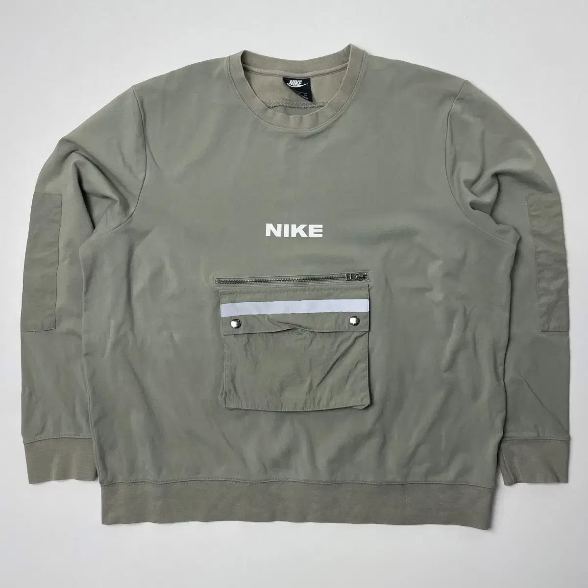 [TAPPO] Nike Anorak Long Sleeve Tee Khaki 2XL