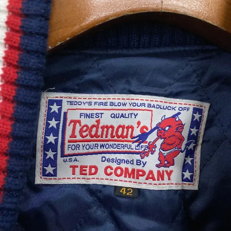 Ted Company 테드맨 올드스쿨 바시티자켓 105 K07243