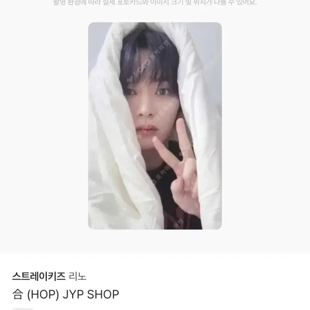 스트레이키즈 스키즈 HOP 합 JYP SHOP 짚샵 특전 리노