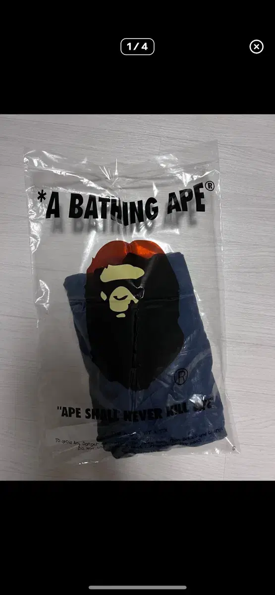 Bape alpha 콜라보 티셔츠