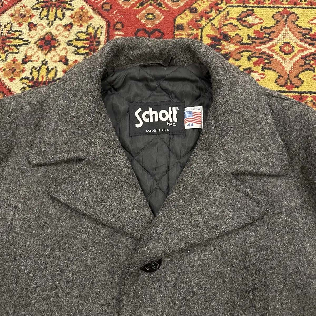 Schott USA 쇼트 미해군 울 밀리터리 피코트