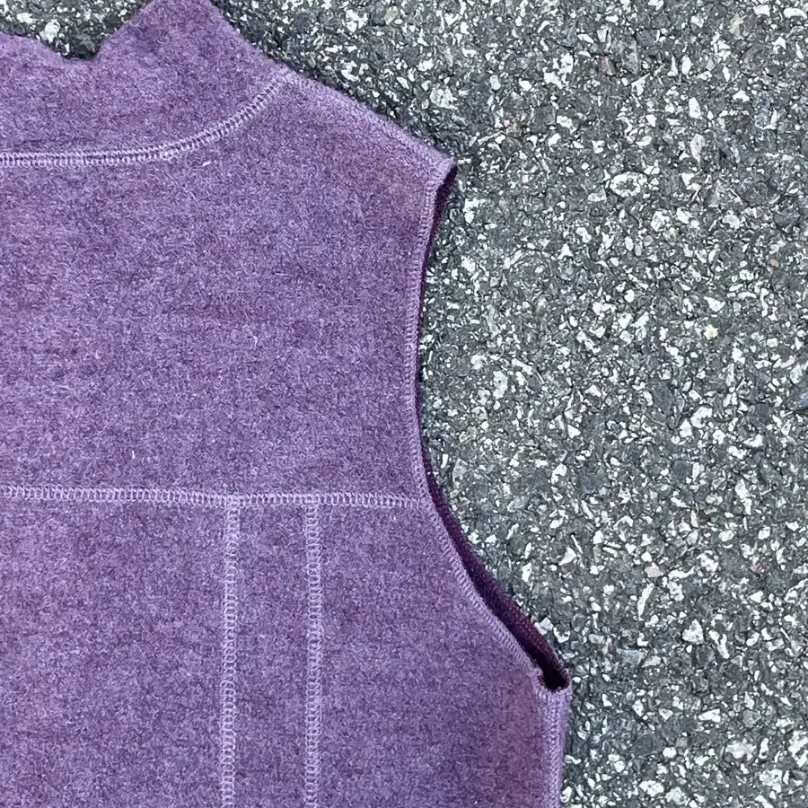 Purple Wool Vest