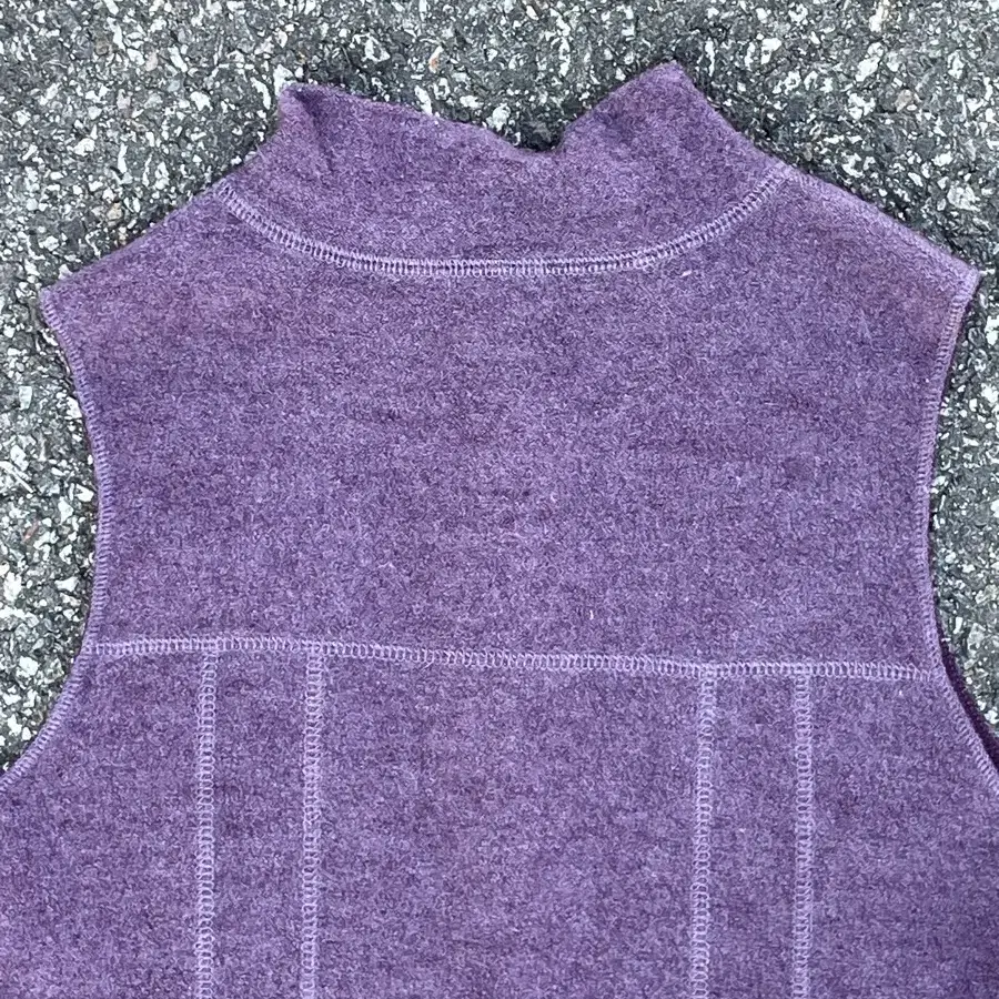 Purple Wool Vest