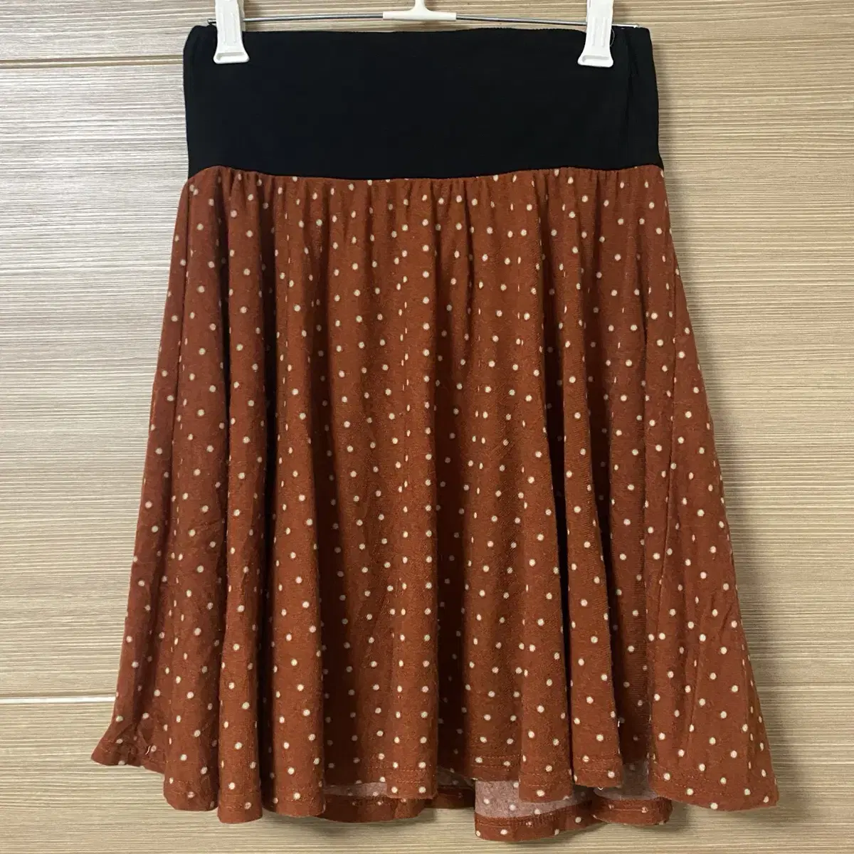 Japanese Vintage Unique Kitsch Banded Miniskirt Dot Skirt