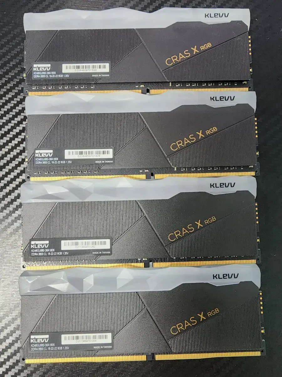 ddr4 3600 cl18 램 8gx4 총32g