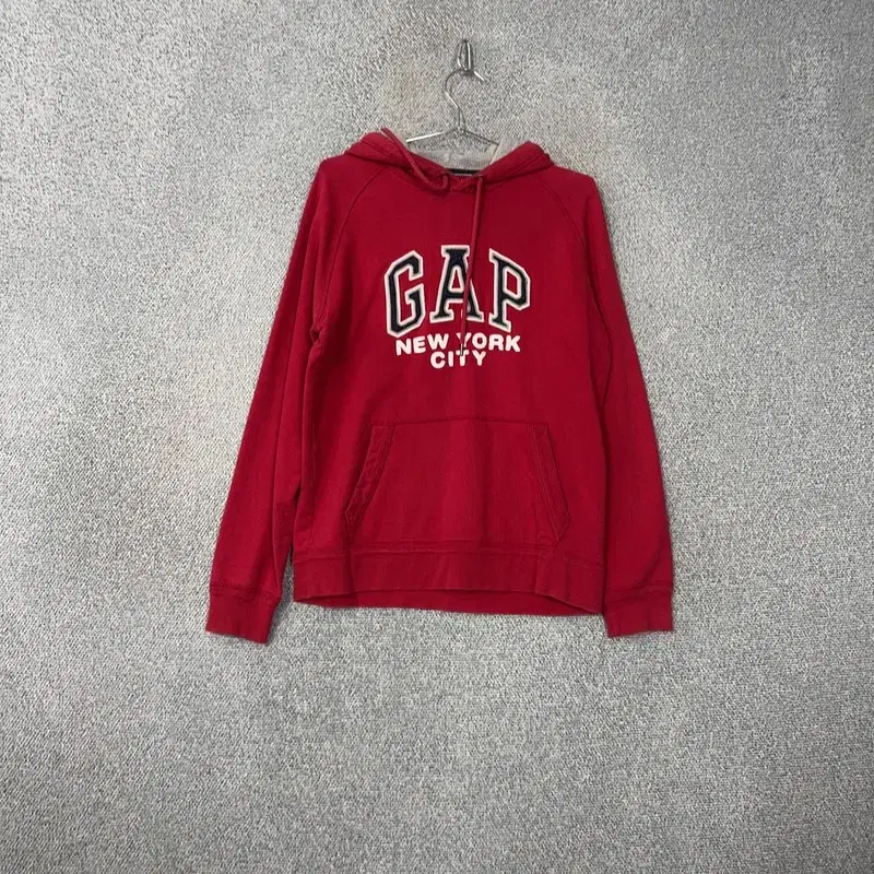 Gap Logo Red Vintage Hoodie M