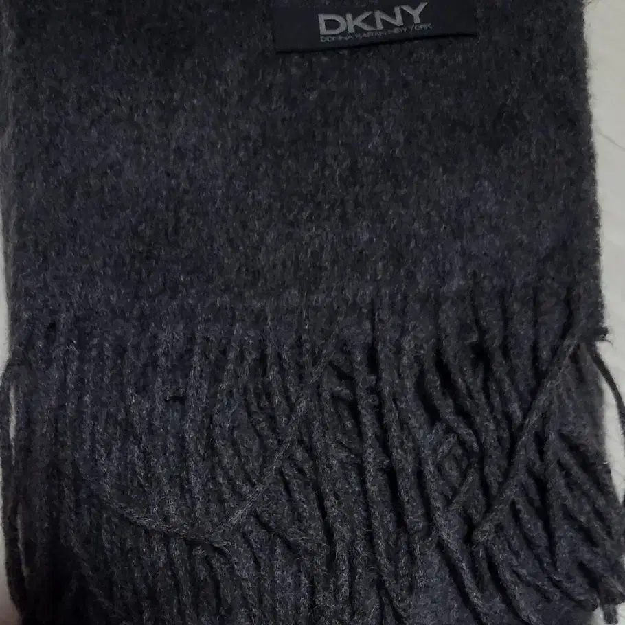 DKNY머플러 울100%  32X162